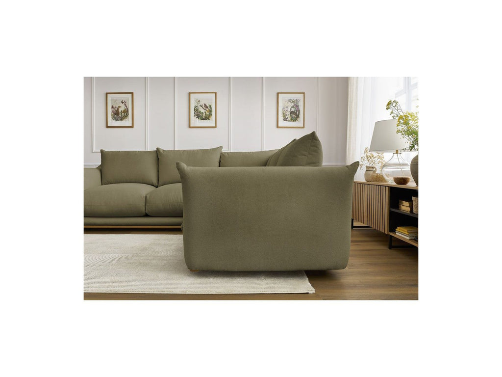 Ernest - Canapé D'Angle Réversible - Tissu Lisse