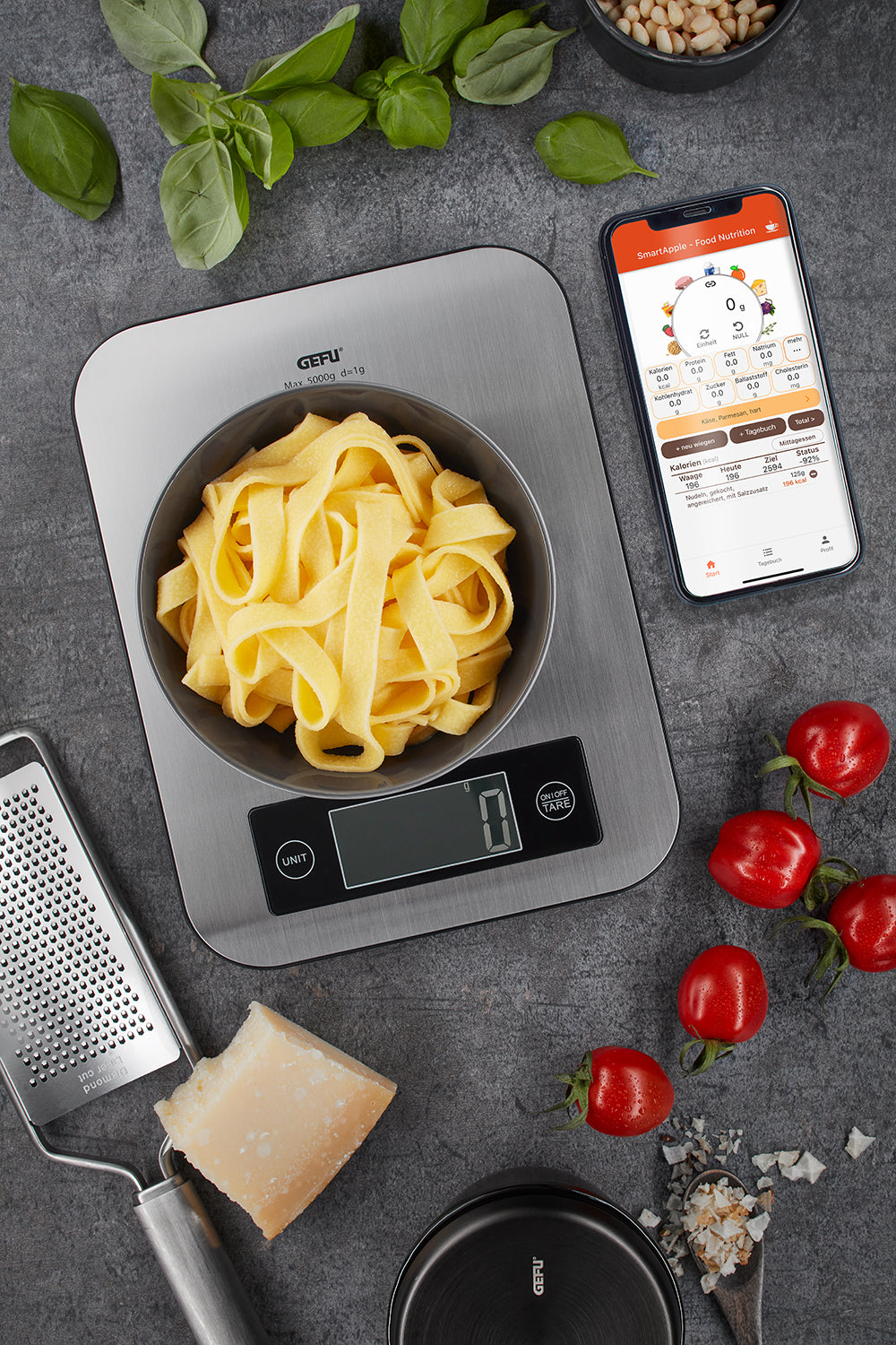 Score - Balance De Cuisine Bluetooth - Noir/Argent