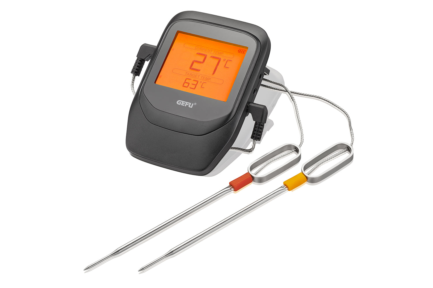 Control - Thermomètre De Cuisson Bluetooth Pour Grill Et Rôti, 6 Canaux - Noir/Argent