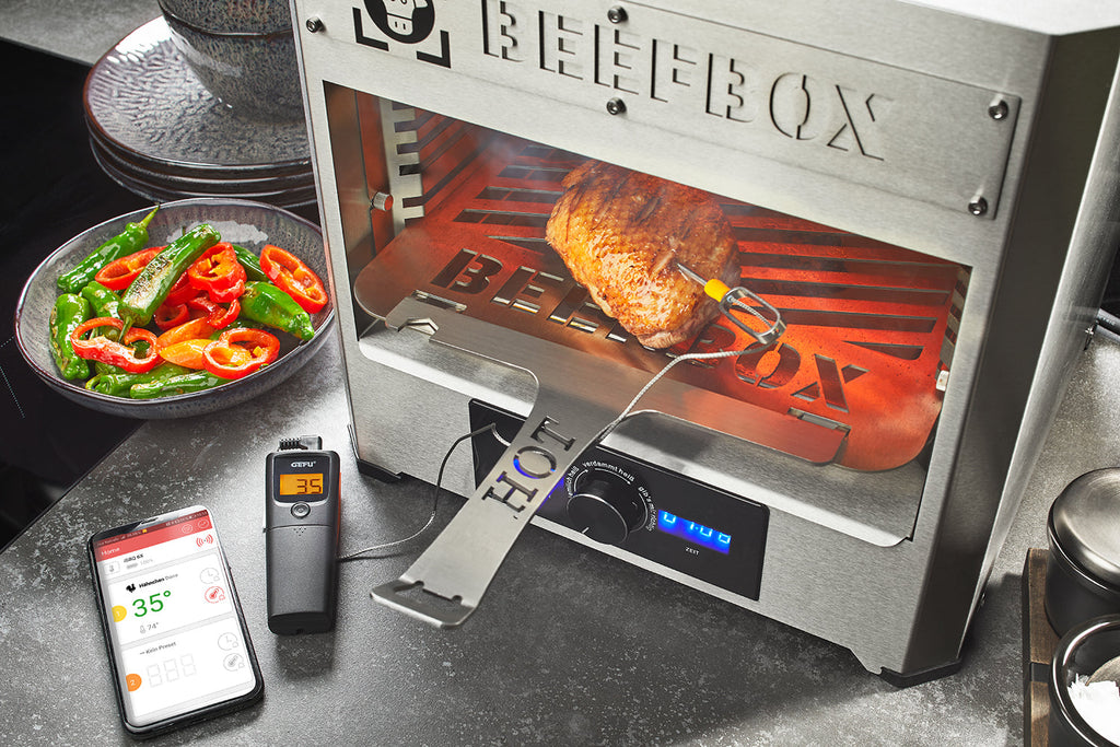 Control - Thermomètre De Cuisson Bluetooth Pour Grill Et Rôti, 1 Canal - Noir/Argent