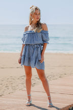 Robe Petra Vichy Bleu
