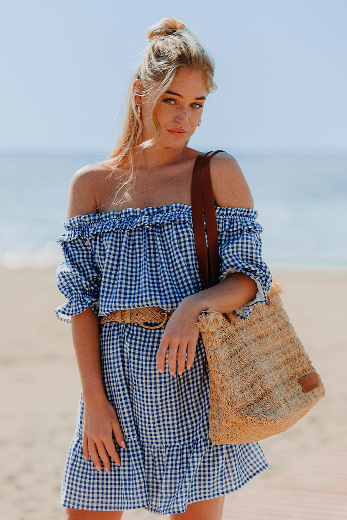 Robe Petra Vichy Bleu