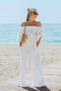 Pantalon Matias Blanc Coton