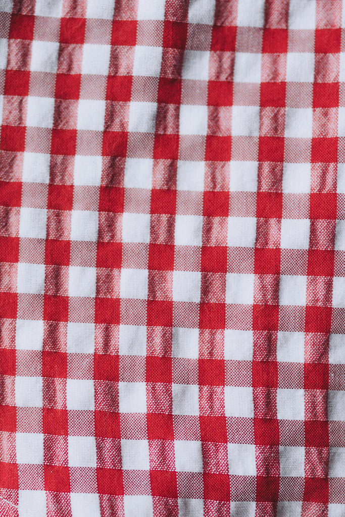 Cabas Pladi Vichy Rouge