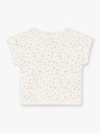 Natalys - T-Shirt Manches Courtes Vanille - Fille