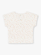Natalys - T-Shirt Manches Courtes Vanille - Fille