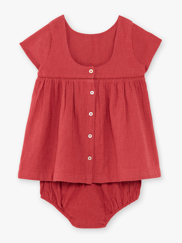 Natalys - Robe Grenat - Fille
