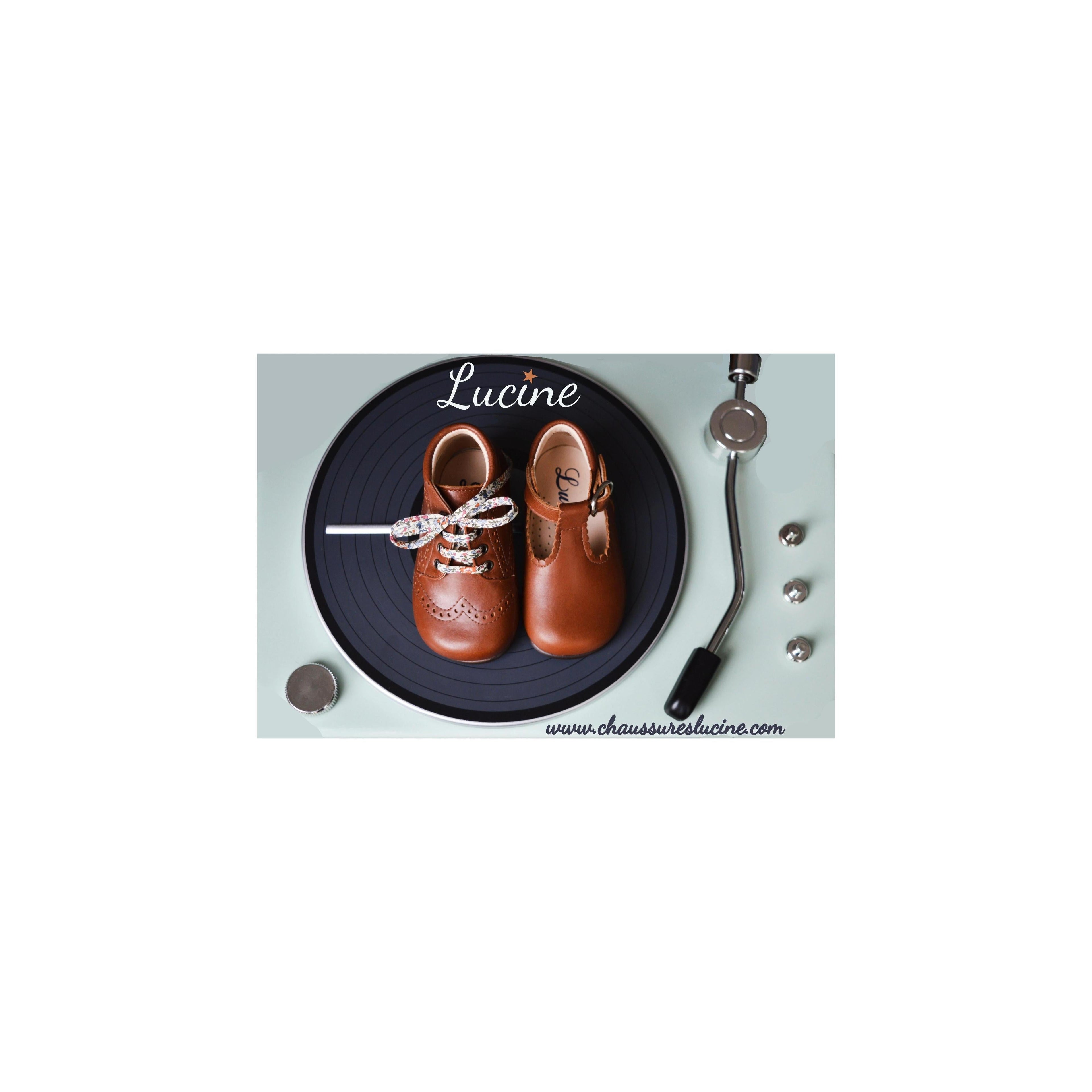 Chaussures Bottillons Adélie Bout Golf - Cuir Cognac - Mixte
