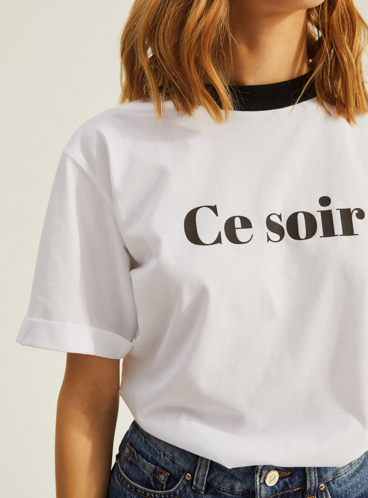 T-Shirt Ce Soir - Black