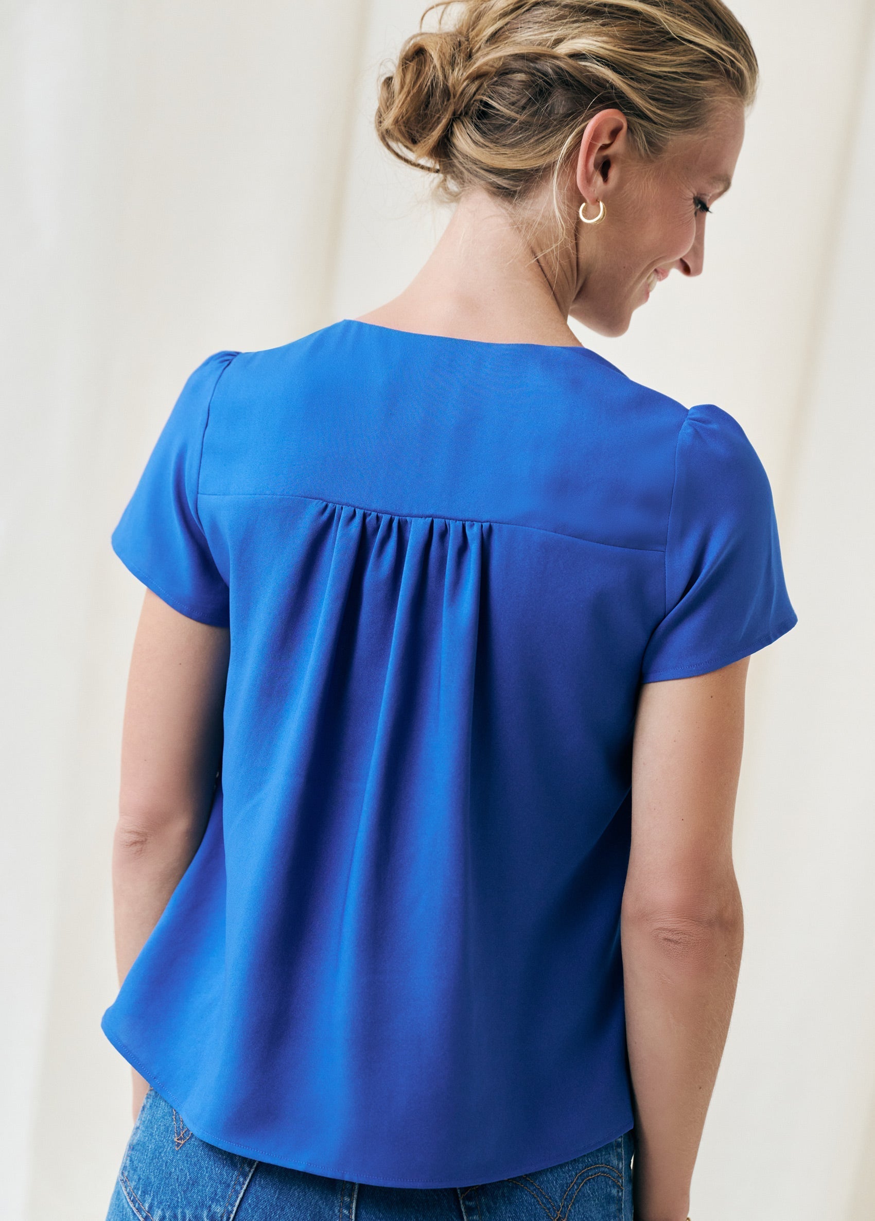 Top Perla Bleu