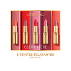 L'Oréal Paris - Coffret Color Riche 5 Rouges À Lèvres Fini Satin