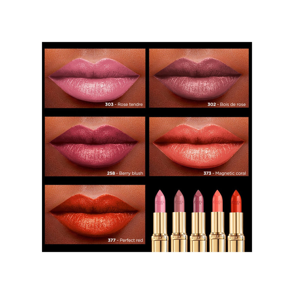 L'Oréal Paris - Coffret Color Riche 5 Rouges À Lèvres Fini Satin