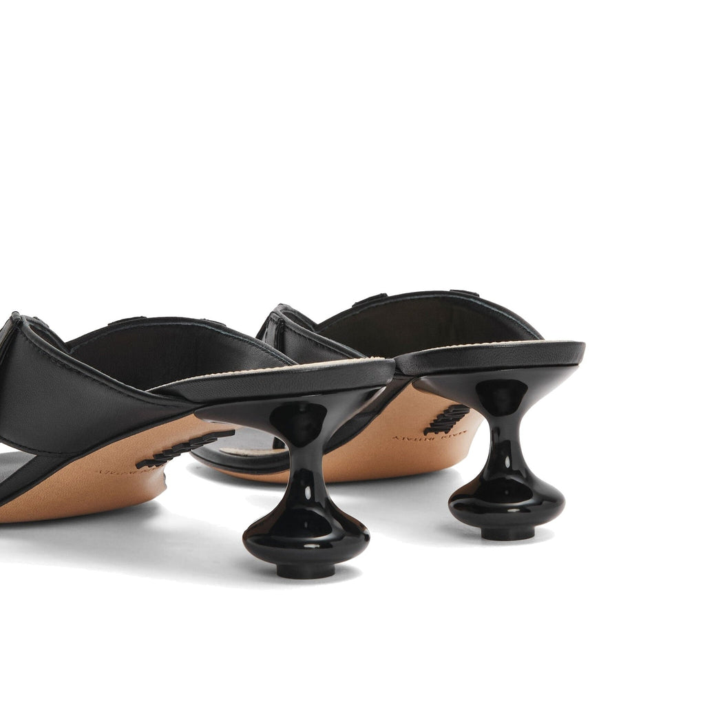 Sandales Loewe Toy Panta 45Mm Leather - Black - Femme