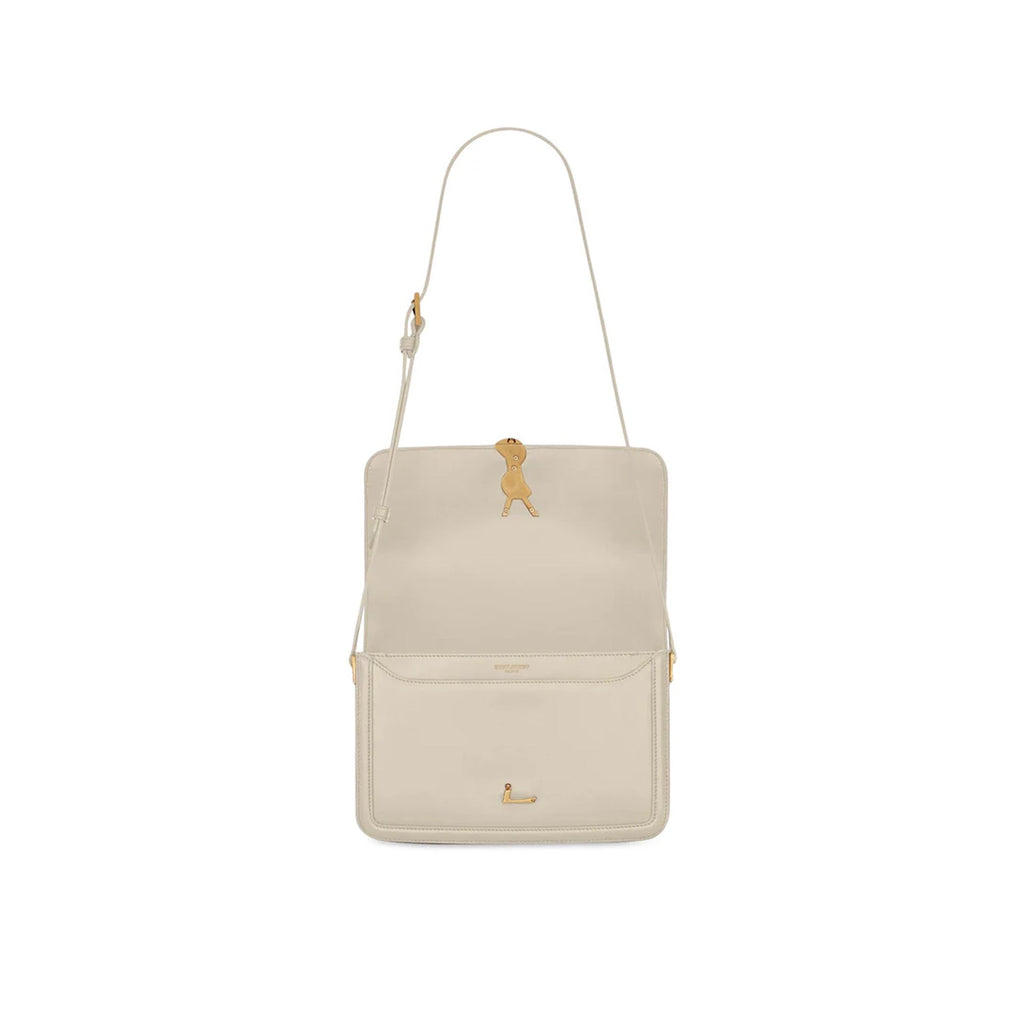 Saint Laurent - Solferino Medium Shoulder Bag - Cream