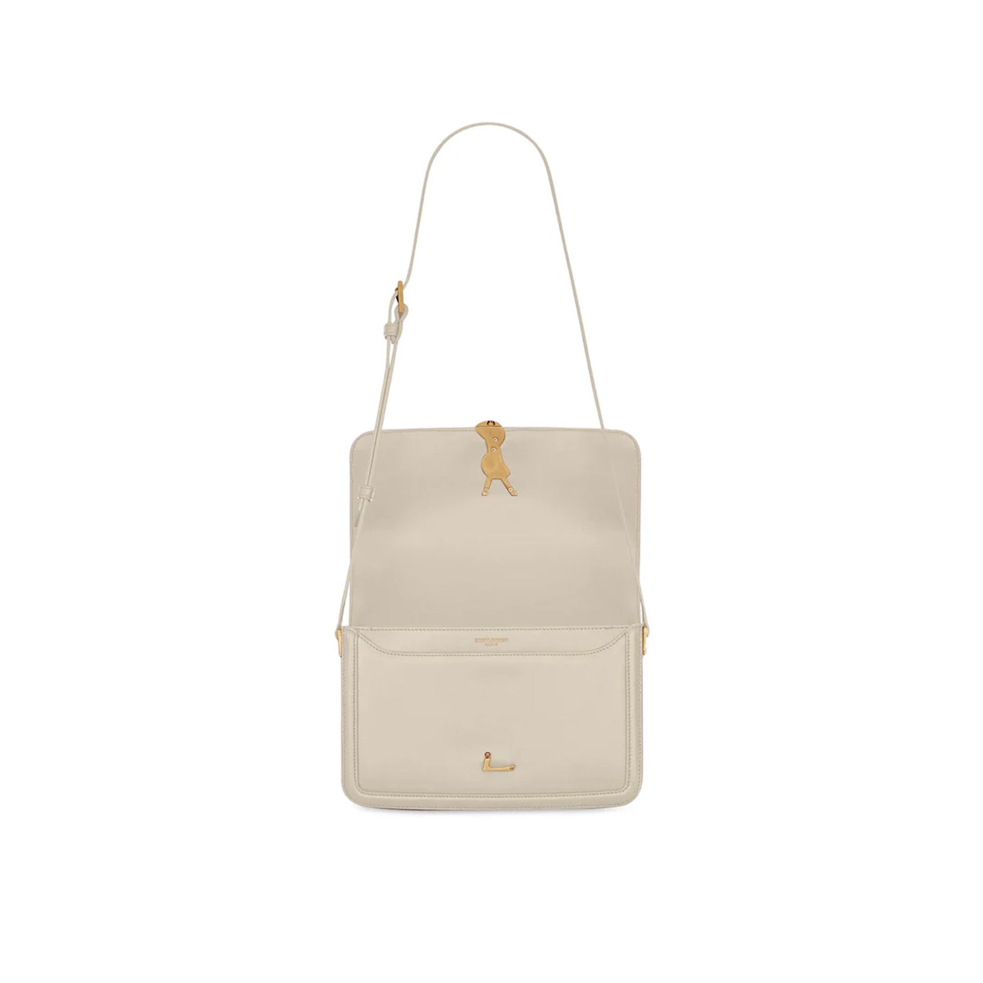 Saint Laurent - Solferino Medium Shoulder Bag - Cream
