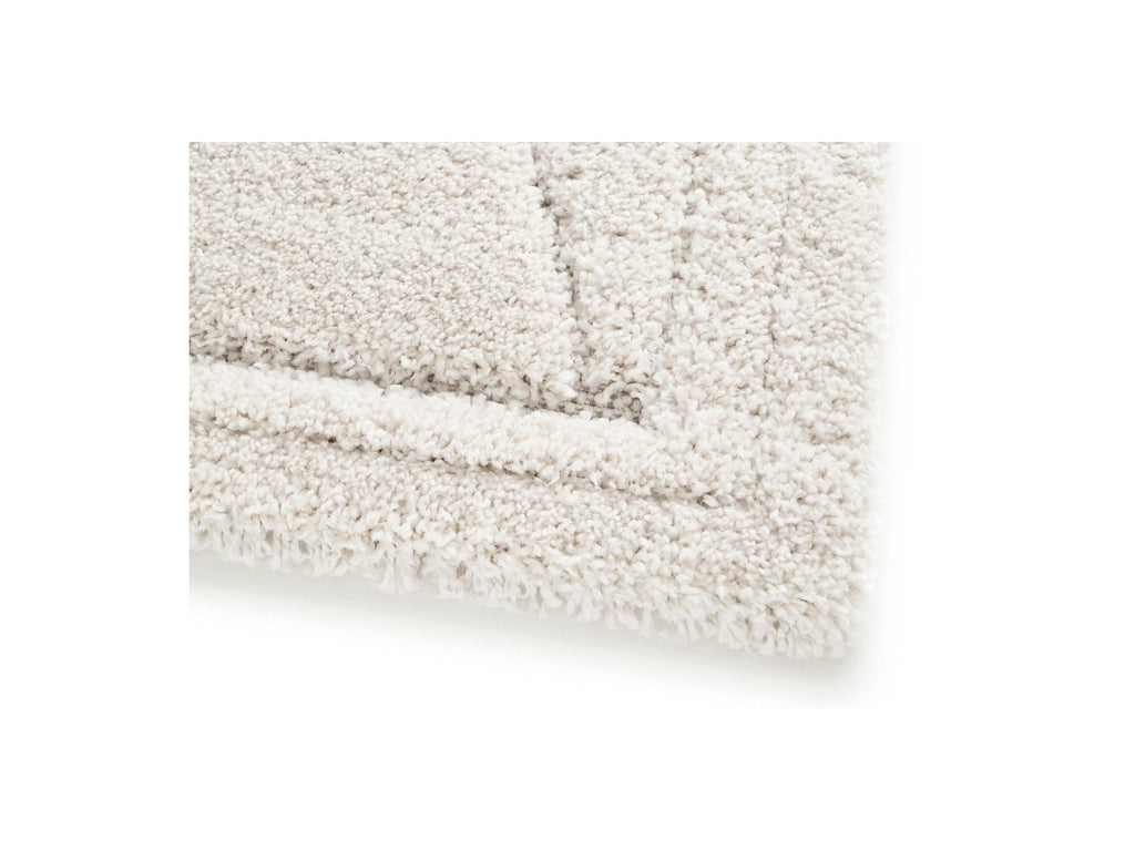 Amel - Tapis Poils Ras - Motif Graphique - Beige