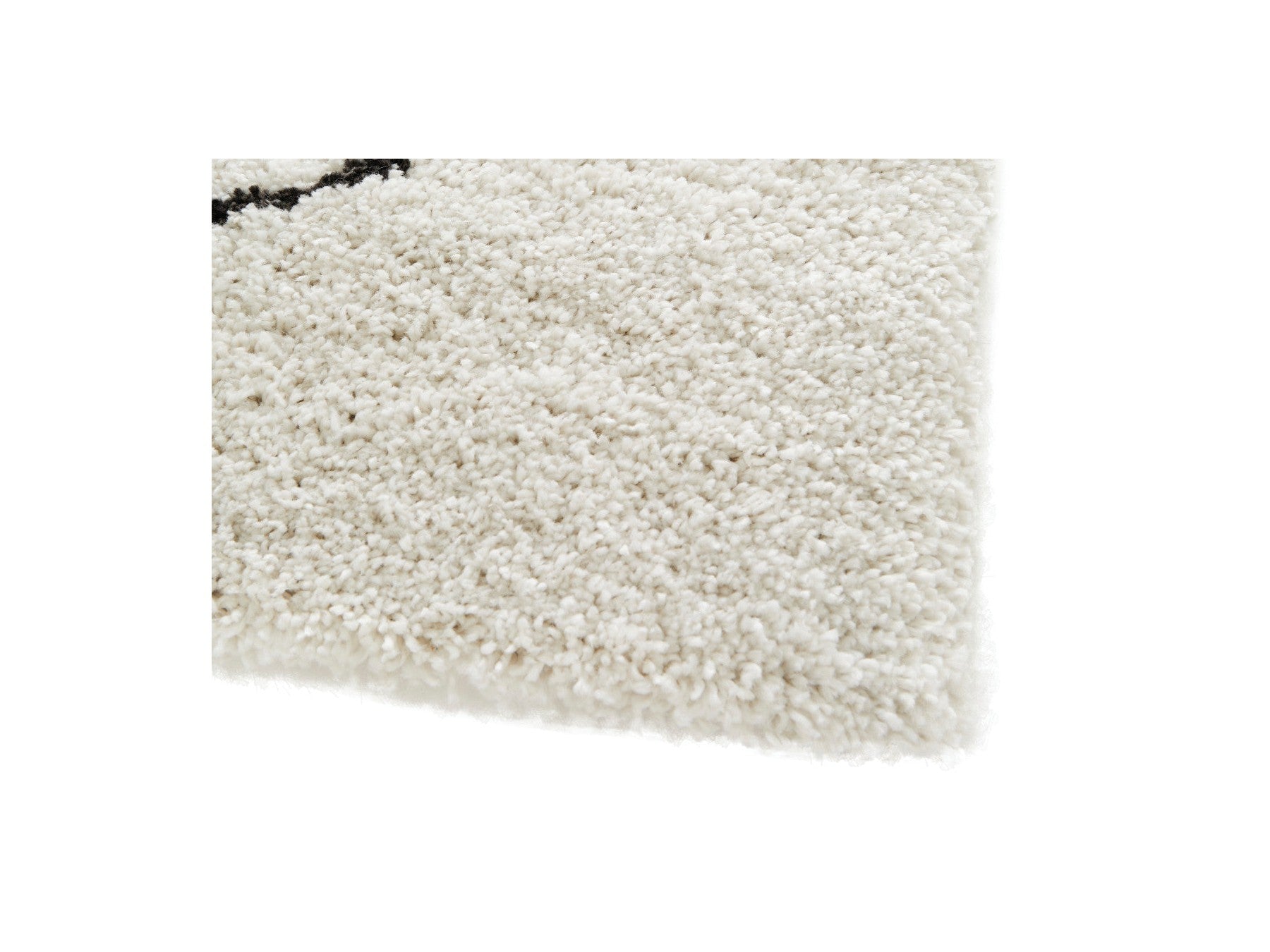Laure - Tapis Poils Ras - Motif Abstrait - Blanc