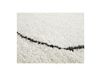 Laure - Tapis Poils Ras - Motif Abstrait - Blanc
