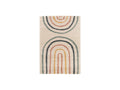 Lilia - Tapis Poils Ras - Motif Abstrait - Multicolore