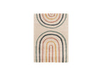 Lilia - Tapis Poils Ras - Motif Abstrait - Multicolore