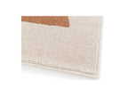 Martine - Tapis Poils Ras - Motif Abstrait - Orange