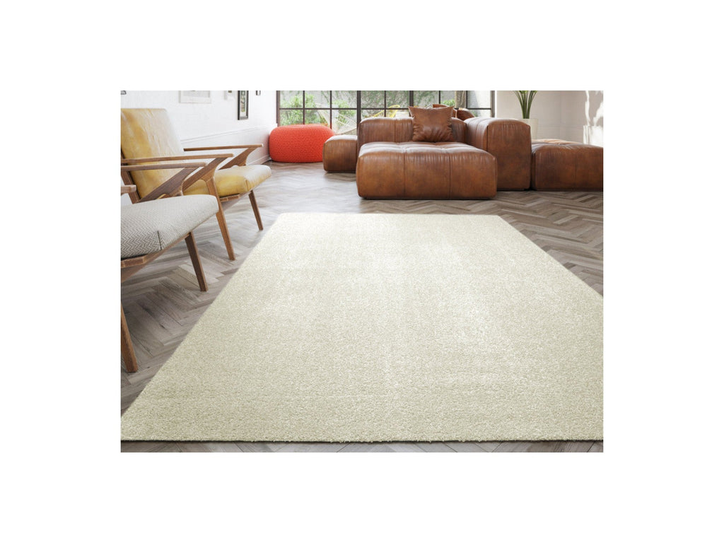 Mireille - Tapis Poils Ras - Crème