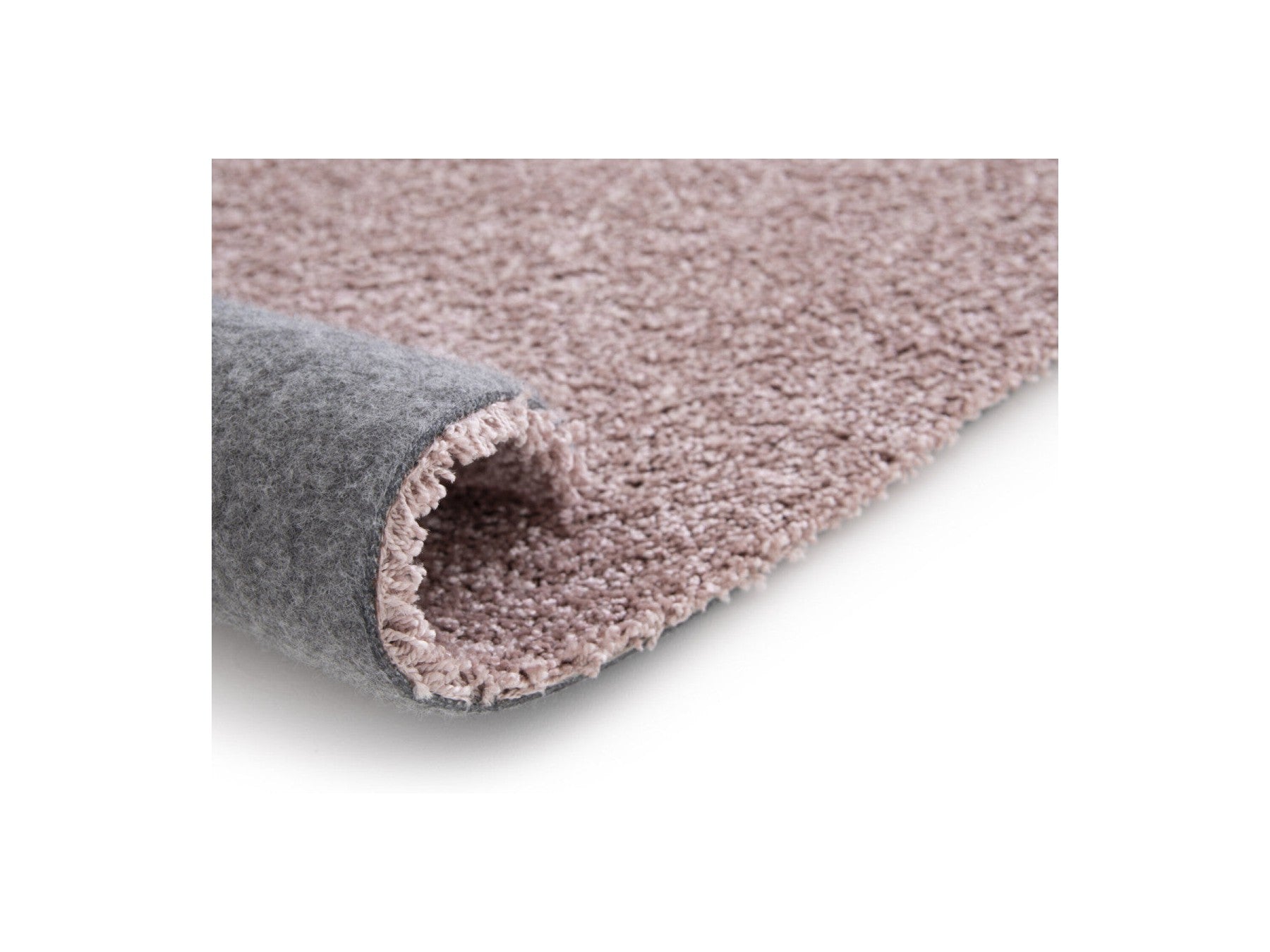 Mireille - Tapis Poils Ras - Uni - Rose