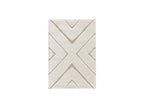 Rachida - Tapis Poils Ras - Motif Graphique - Beige