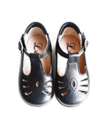 Chaussures Bottillons Salomés Souples Clarence Perfo - Cuir Marine - Mixte