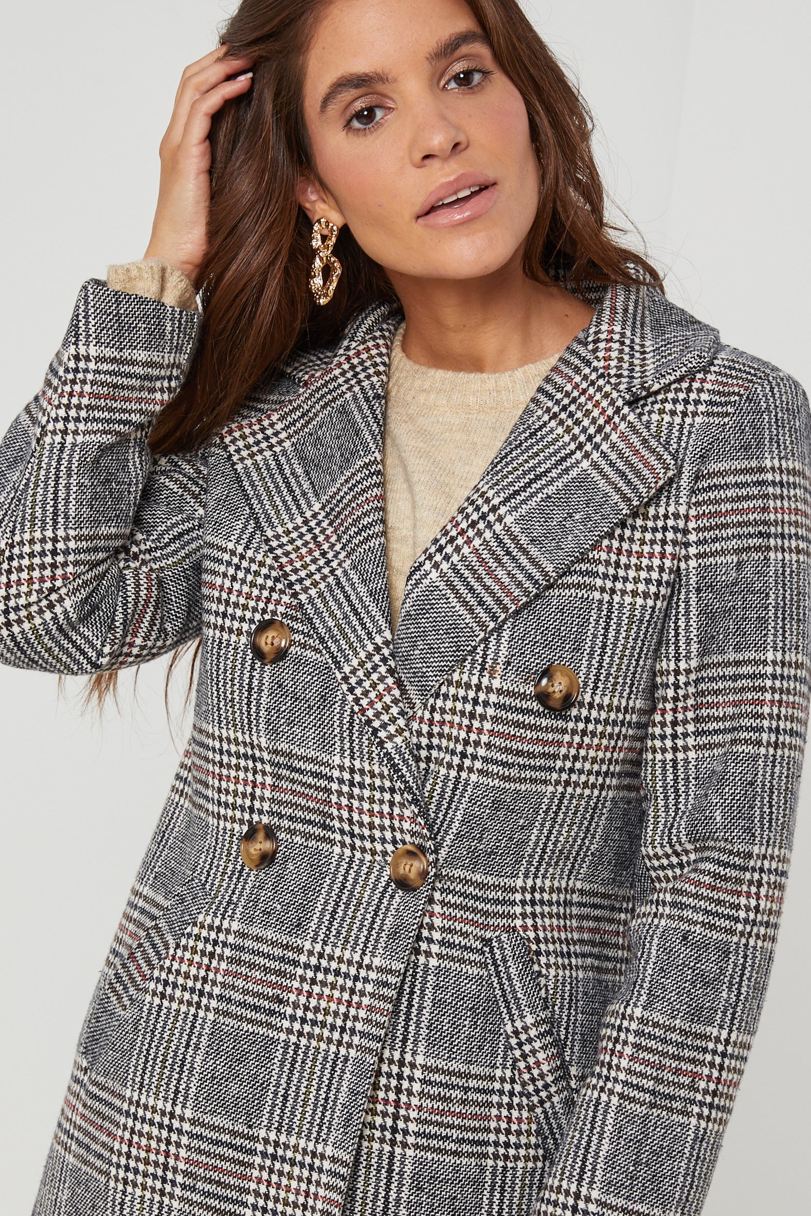 Manteau - Carreaux