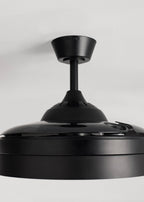 Wind Clear Edge - Ventilateur De Plafond Silencieux 40W Avec Pales Rétractables Et Lumière Led - Noir