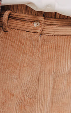 Short Jonas Velours Brun