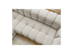 Cloud - Canapé D'Angle Fixe - Tissu Lisse - Angle Gauche