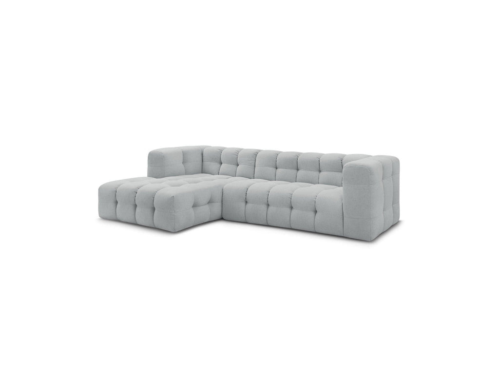 Cloud - Canapé D'Angle Fixe - Tissu Lisse - Angle Gauche