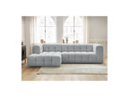 Cloud - Canapé D'Angle Fixe - Tissu Lisse - Angle Gauche