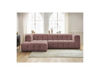 Cloud - Canapé D'Angle Fixe - Tissu Lisse - Angle Gauche