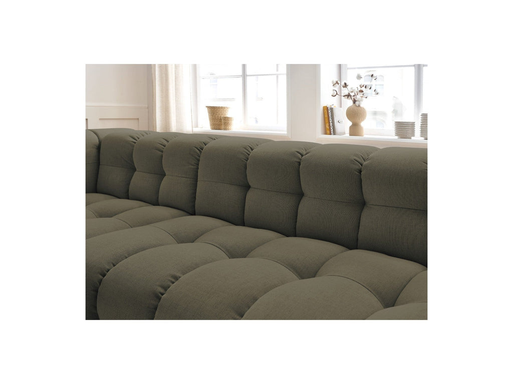 Cloud - Canapé D'Angle Fixe - Tissu Lisse - Angle Gauche