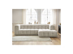 Cloud - Canapé D'Angle Fixe - Tissu Lisse - Angle Droit