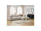 Cloud - Canapé D'Angle Fixe - Tissu Lisse - Angle Droit