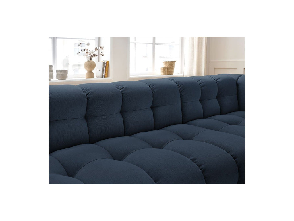 Cloud - Canapé D'Angle Fixe - Tissu Lisse - Angle Droit