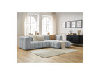 Cloud - Canapé D'Angle Fixe - Tissu Lisse - Angle Droit