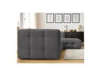 Cloud - Canapé D'Angle Fixe - Tissu Lisse - Angle Droit