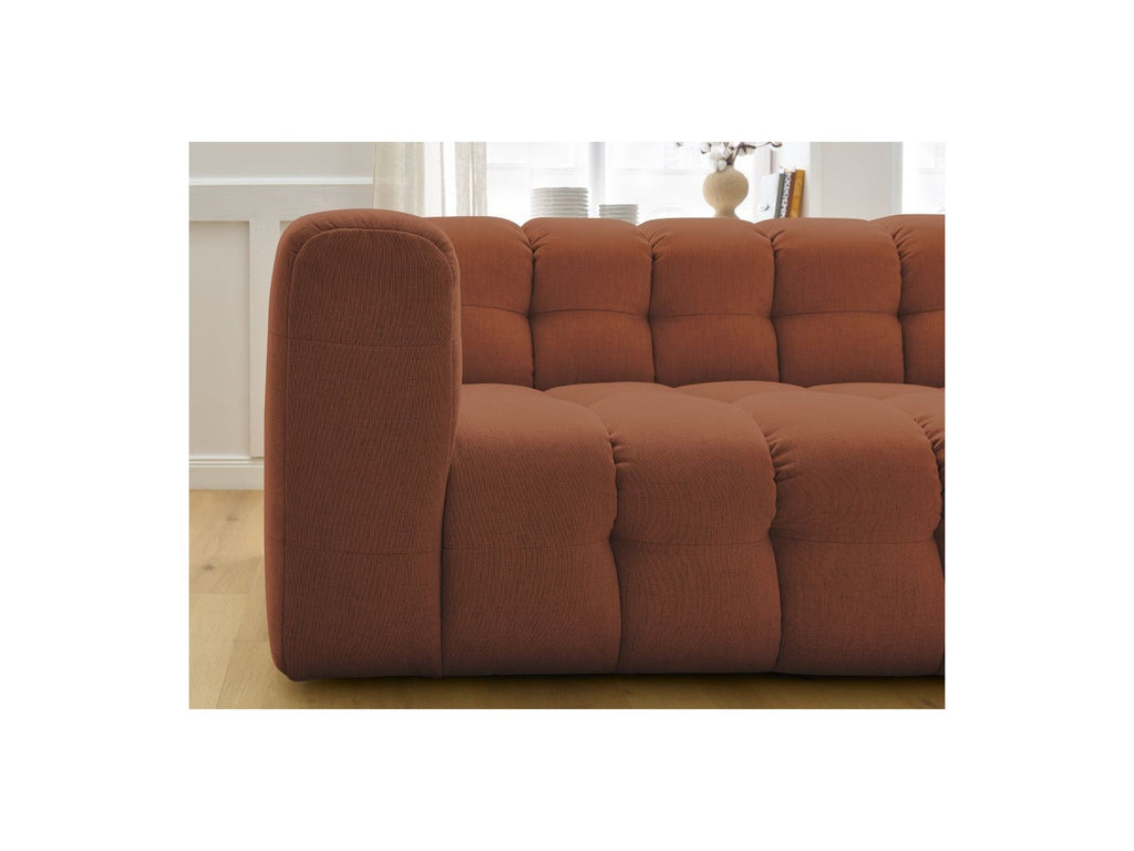 Cloud - Canapé D'Angle Fixe - Tissu Lisse - Angle Droit