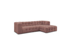 Cloud - Canapé D'Angle Fixe - Tissu Lisse - Angle Droit