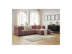 Cloud - Canapé D'Angle Fixe - Tissu Lisse - Angle Droit
