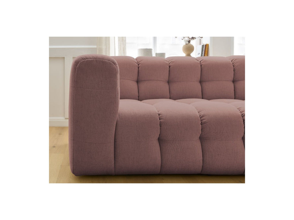 Cloud - Canapé D'Angle Fixe - Tissu Lisse - Angle Droit