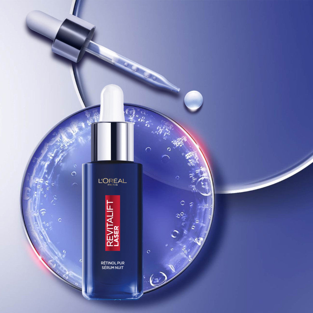 L'Oréal Paris - Revitalift Laser Coffret Routine Sérum Rétinol Pur & Crème Fps 25 Anti-Âge & Anti-Rides - 2 Produits