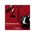 L'Oréal Paris - Trousse Femme Luxe - Mascara Volume Millions De Cils Baume Noir + Eyeliner Perfect Slim Noir