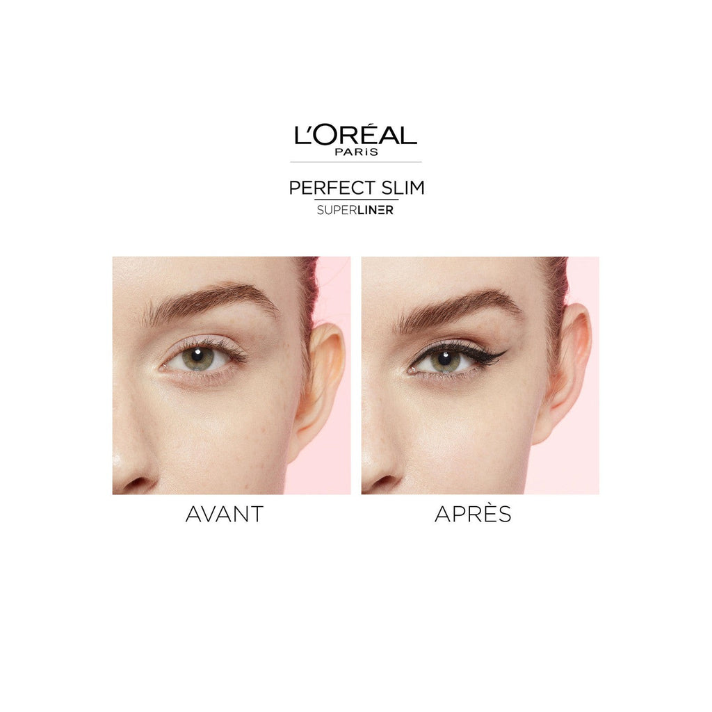 L'Oréal Paris - Trousse Femme Luxe - Mascara Volume Millions De Cils Baume Noir + Eyeliner Perfect Slim Noir