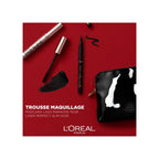 L'Oréal Paris - Trousse Femme Luxe - Mascara Lash Paradise Noir Intense + Eyeliner Perfect Slim Noir